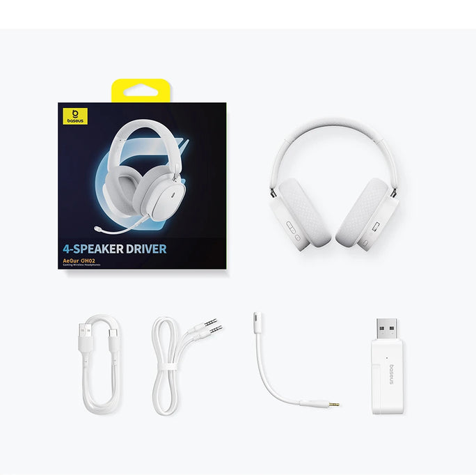 Baseus GH02 Wireless Gaming Headphones - RGB & Bluetooth 5.3